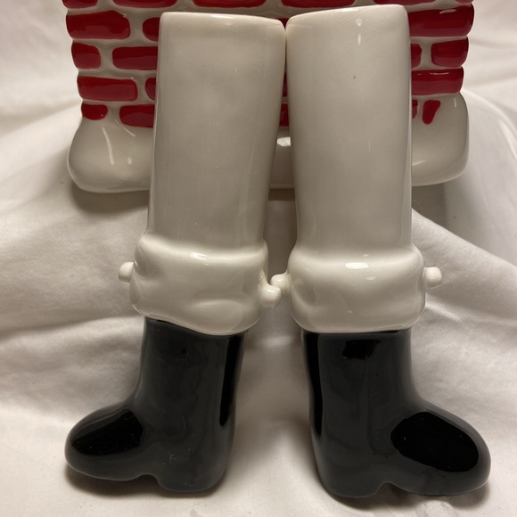 Department 56 Santa Boots Salt & Pepper in Chimney Shaker Set - Picture 7 of 10